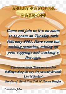pancake bake off poster