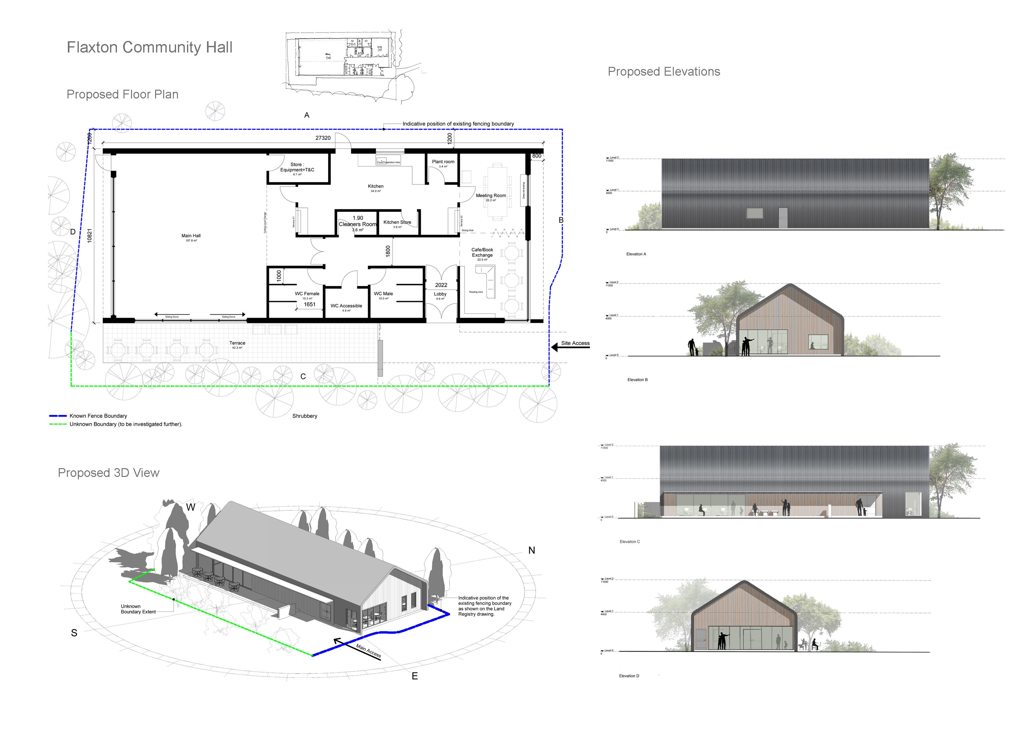 Proposed Flaxton Community Hall Drawings