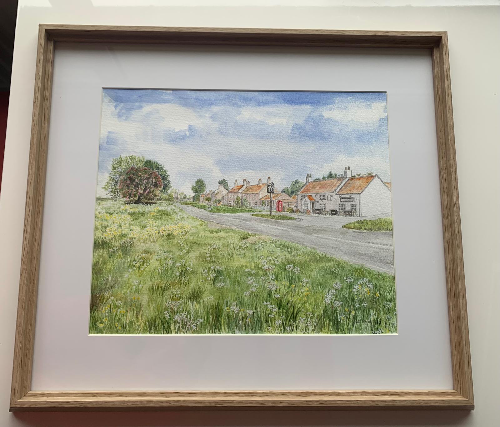 Summer in FLaxton framed Summer in FLaxton framed