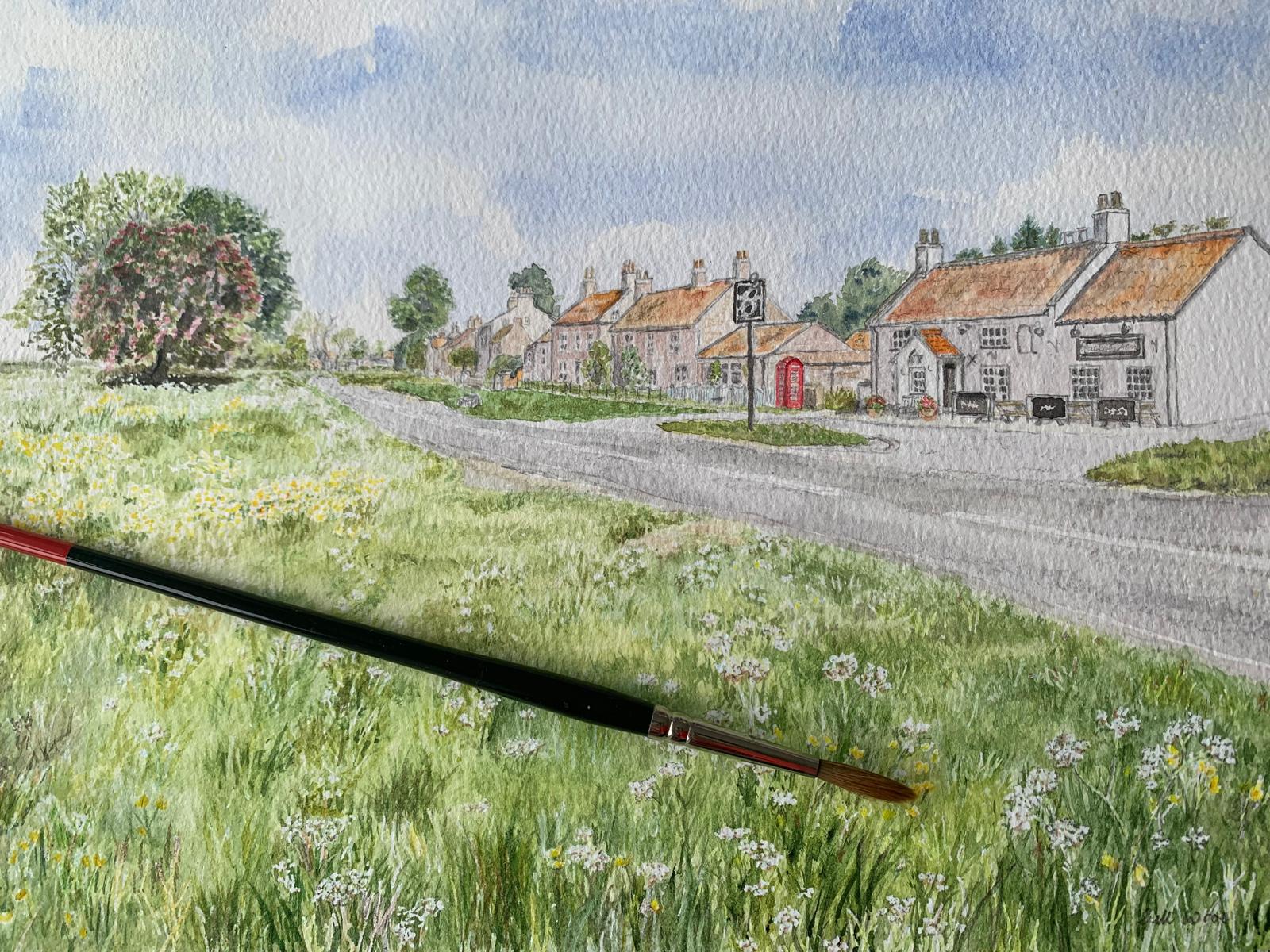 Summer in FLaxton unframed Summer in FLaxton unframed