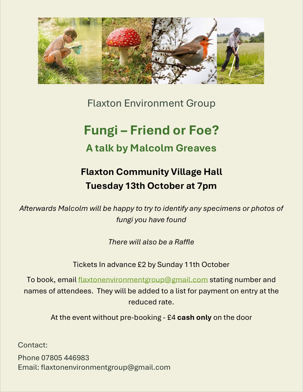 Fungi talk poster